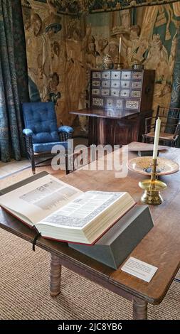 Das Chaucer im Kelmscott Manor Stockfoto