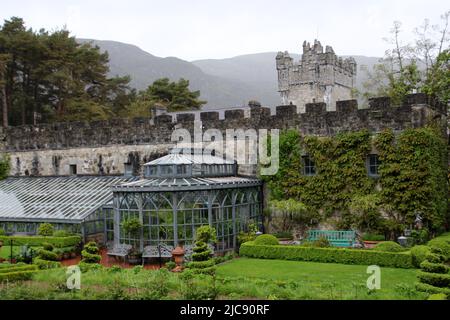 Glenveagh Castle in County Donegal, Irland Stockfoto