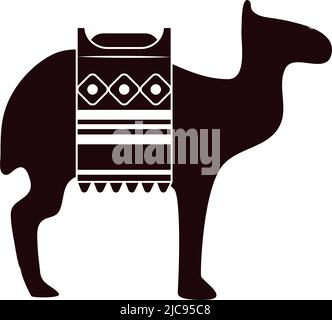 ägyptisches Kameltier Stock Vektor