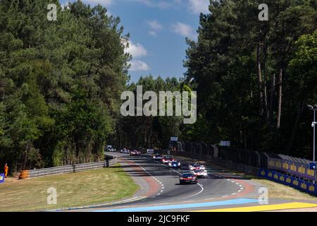 Formationsrunde während der 2022 24 Stunden von Le Mans, 3. Runde der FIA-Langstrecken-Weltmeisterschaft 2022, auf dem Circuit de la Sarthe, vom 11. Bis 12. Juni 2022 in Le Mans, Frankreich - Foto Joao Filipe / DPPI Stockfoto