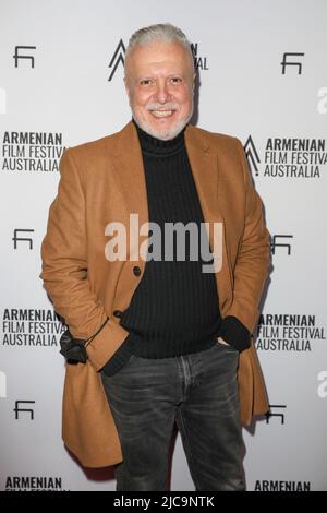 11. Juni 2022: GEORGE DONIKIAN nimmt am 11. Juni 2022 in Sydney, NSW Australien, an der Gala-Nacht des „Armenian Film Festival Australia“ in den Event Cinemas Top Ryde Teil (Bildquelle: © Christopher Khoury/Australian Press Agency via ZUMA Wire) Stockfoto