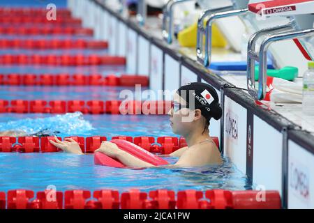 28.. JULI 2021 - TOKIO, JAPAN: Ikemoto Nagasia aus Japan erwärmt sich bei den Olympischen Spielen 2020 in Tokio (Foto: Mickael Chavet/RX) Stockfoto
