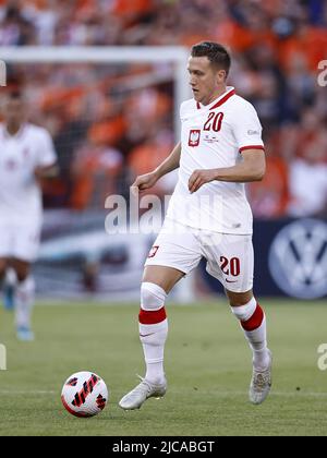 ROTTERDAM - Piotr Zielinski von Polen während des Spiels der UEFA Nations League zwischen den Niederlanden und Polen im Feyenoord-Stadion am 11. Juni 2022 in Rotterdam, Niederlande. ANP MAURICE VAN STEEN Stockfoto