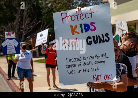 March for Life Rallye in Culver City, 11 2022. Juni, Los Angeles, Kalifornien, USA Stockfoto