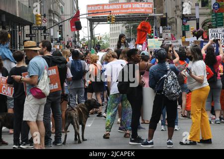 March for Our Lives 2022, New York, NY USA Stockfoto