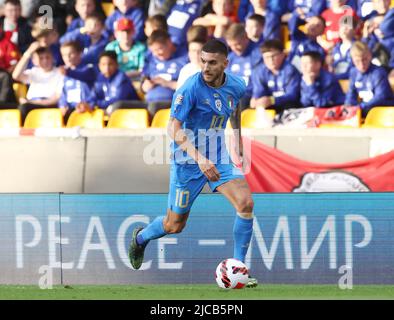 Wolverhampton, England, 11.. Juni 2022. Lorenzo Pellegrini aus Italien während des Spiels der UEFA Nations League in Molineux, Wolverhampton. Bildnachweis sollte lauten: Darren Staples / Sportimage Stockfoto