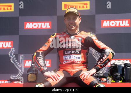 19 BAUTISTA Alvaro ESP Ducati Panigale V4R während der Motul FIM Superbike Championship - Ital Round Sonntagsrennen während der World Superbikes - circu Stockfoto