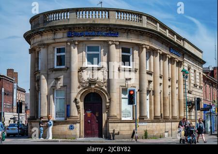 Chesterfield, Großbritannien, 14. Mai 2022: Die Bank der Royal Bank of Scotland in Chesterfield, England Stockfoto