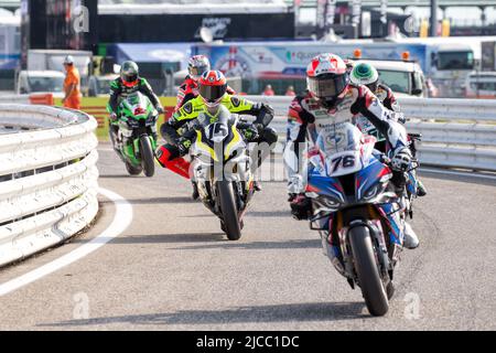 Misano World Circuit „Marco Simoncelli“, Misano Adriatico, Italien, 12. Juni 2022, SBK generisch während Pirelli Emilia-Romagna Runde FIM Superbike World Championship 2022 - Race2 - World Superbike - SBK Stockfoto