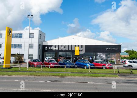 Renault Autohaus Outer Circle Road Lincoln 2022 Stockfoto