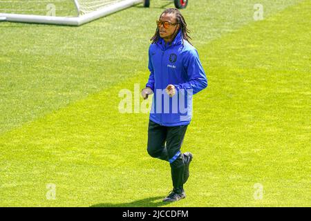 ZEIST, NIEDERLANDE - 12. JUNI: assistencoach Edgar Davids aus den Niederlanden während einer Trainingssitzung der Niederlande auf dem KNVB Campus am 12. Juni 2022 in Zeist, Niederlande. (Foto von Rene Nijhuis/Orange Picturs) Stockfoto