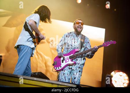 Imagine Dragons in concerto @ i-Days 2022, ippodromo La Maura Milano. David merli | Alamy Stockfoto