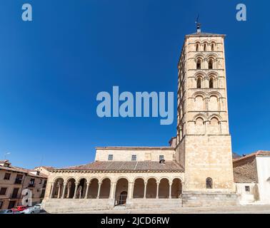 Kirche Saint Martin, Iglesia de San Martin, in Segovia Stockfoto