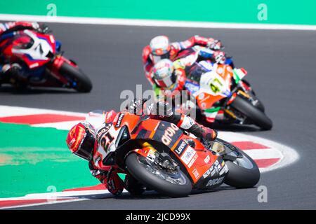 Misano Adriatico, Italien. 12.. Juni 2022. Race2, World Superbike - SBK in Misano Adriatico, Italien, Juni 12 2022 Quelle: Independent Photo Agency/Alamy Live News Stockfoto