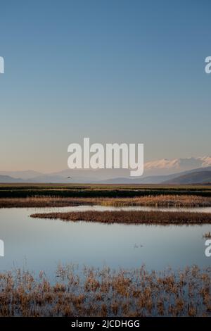 Landschaft Landschaft See Karla , Griechenland Stockfoto