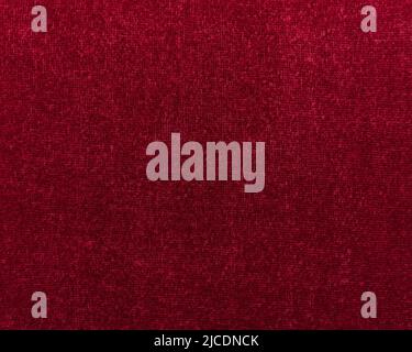 Roter Samthintergrund, Cord-Textur, Makro Stockfoto