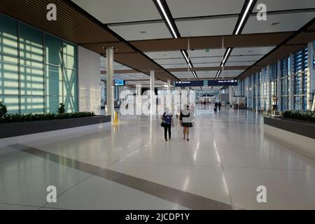 Neues Terminal am Flughafen Honolulu Stockfoto