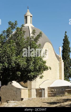 Dominus Flevit, römisch-katholische Kirche auf dem Ölberg in Jerusalem Stockfoto