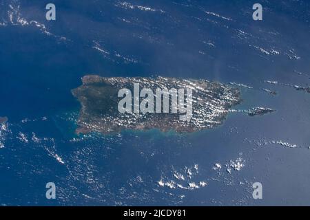 Luftaufnahme von Puerto Rico Stockfoto