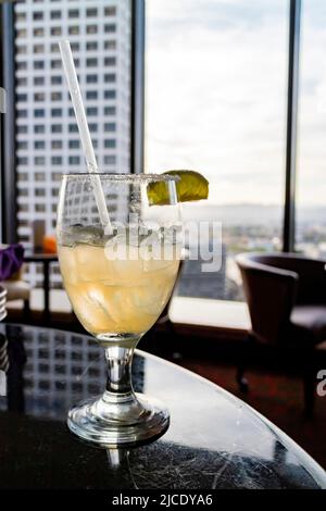 Nahaufnahme von Hugo Drinks in Los Angeles, Kalifornien Stockfoto