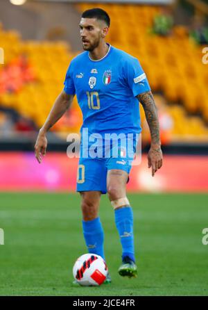 WOLVERHAMPTON ENGLAND - JUNI 11 : während der UEFA Nations League - Gruppe A3 zwischen England und Italien am 11.. Juni im Molineux Stadium, Wolverhampton Stockfoto