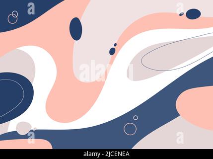 Abstrakte organische Gradienten dekorative Farbe der minimal Design-Vorlage. Überlappende Stil Kunstwerk modernen Hintergrund. Vektor Stock Vektor