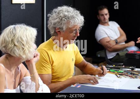 Turin, Italien. 11.. Juni 2022. Torino Comics, Ausstellung und Ausstellungsmarkt für Comics, geboren 1994, der im Frühjahr im Lingotto Fiere in Turin stattfindet. (Foto von Daniela Parra Saiani/Pacific Press) Quelle: Pacific Press Media Production Corp./Alamy Live News Stockfoto