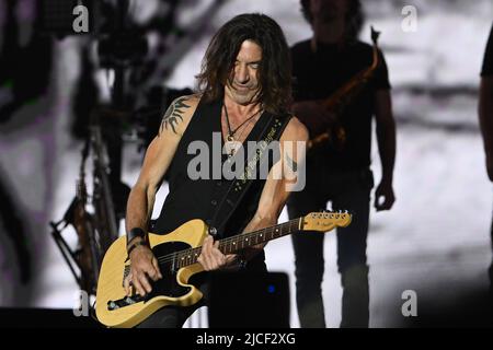 Vince Pastano während des Konzerts, Vasco Live, im Circo Massimo, 12.. Juni 2022, Rom, Italien. Stockfoto