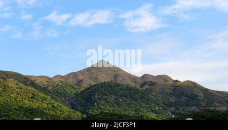 Ländliche Landschaften rund um Pui O, Lantau Island, Hongkong. Stockfoto