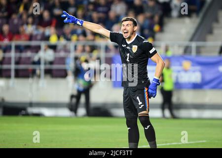 Florin Nita Rumäniens Torhüter während Rumänien gegen Finnland , Bukarest 11.06.2022 , UEFA Nations League 2022,Cristi Stavri Stockfoto