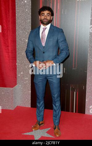 11. Jun 2022 - London, England, Großbritannien - Teilnahme an den British Soap Awards 2022, Hackney Empire Stockfoto