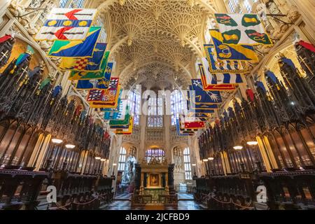 England, London, Westminster Abbey, Henry VIII's Lady Chapel Stockfoto