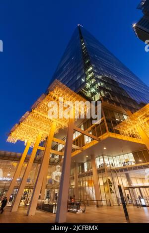 England, London, Southwark, The Shard bei Nacht Stockfoto