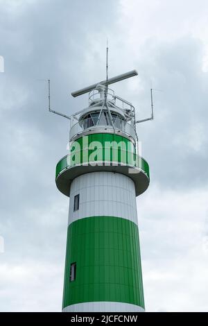 Deutschland, Schleswig-Holstein, Kieler Bucht, Leuchtturm Bülk Stockfoto