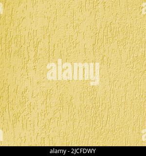 Beige verputzte Wandstruktur. Nahtlose Oberfläche und abstrakter solider Hintergrund. Blass lackierte Wandstruktur. Stockfoto