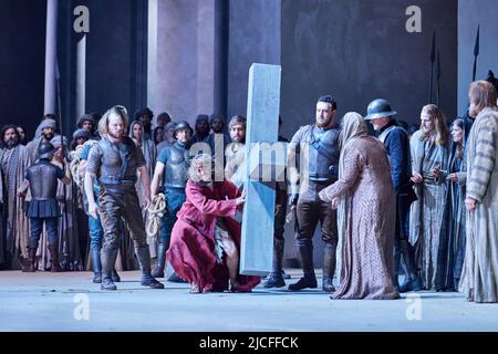 Passionsspiel Oberammergau, Fotoprobe 04.05.2022 Stockfoto