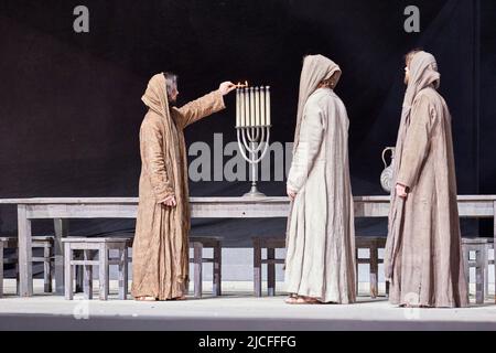 Passionsspiel Oberammergau, Fotoprobe 04.05.2022 Stockfoto