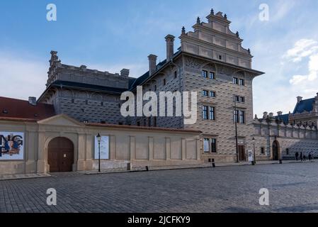 Schwarzenberg-Palast, Museum, Prag, Tschechische Republik Stockfoto