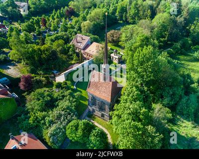 Heiliges Grab und Ölberg in Görlitz: Es ist eines der Wahrzeichen der Stadt, ja, das brachte den Ruhm eines Lausitz Jerusalem. Stockfoto