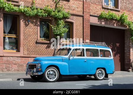 Mömlingen, Bayern, Deutschland, Volvo P210 Duett, Baujahr 1967 mit dem B18 Motor, 1800 ccm, 75 ps Stockfoto