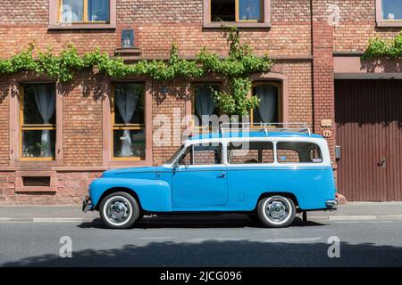 Mömlingen, Bayern, Deutschland, Volvo P210 Duett, Baujahr 1967 mit dem B18 Motor, 1800 ccm, 75 ps Stockfoto