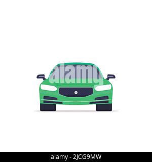 Vorderansicht Limousine Stock Vektor