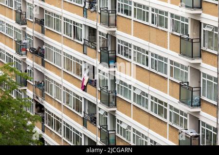 Eine allgemeine Ansicht von Churchill Gardens, einem konzilssiedlung, in Pimlico. Bild aufgenommen am 9.. Juni 2022. © Belinda Jiao jiao.bilin@gmail.com 07598931257 ht Stockfoto