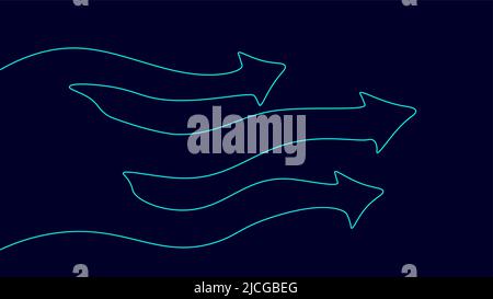 3D Wettersymbol für Luftwindsturm. Prognose Kartenfluss mobile realistisch glühende Cartoon App. Kalt kühlen Sommer bedeckt Regensturm Vektor Stock Vektor