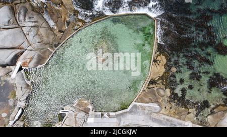 Gezeitenbecken des Westkap, Atlantikküste, Südafrika Stockfoto