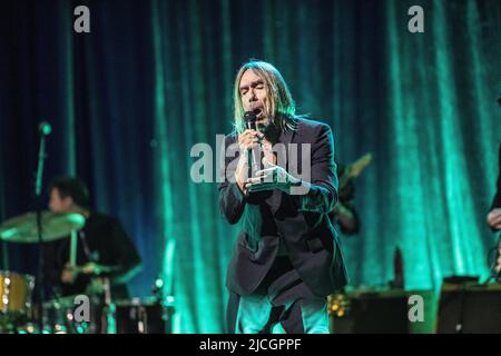 Iggy Pop auf der Bühne bei Filadelfia in Stockholm, Schweden, 10. Juni 2022.Foto: Andreas Bardell / Aftonbladet / TT Code 2512 Stockfoto