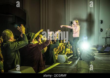 Iggy Pop auf der Bühne bei Filadelfia in Stockholm, Schweden, 10. Juni 2022.Foto: Andreas Bardell / Aftonbladet / TT Code 2512 Stockfoto