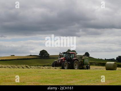Großbritannien Wetter: 13 Jun 2022, teilweise bewölkt, trocken und heiß. Farlacombe, Devon, Großbritannien. Kredit: Will Tudor/Alamy Live Nachrichten Stockfoto