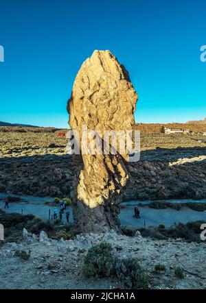 Roques de García. Einzigartige Landschaft des Teide-Nationalparks Insel Teneriffa. Stockfoto