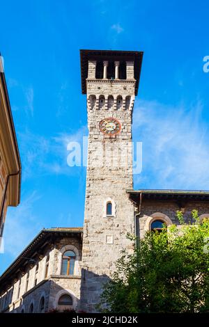 Palazzo Civico Municipio oder Rathaus in Bellinzona Stadt im Tessin Kanton Schweiz Stockfoto